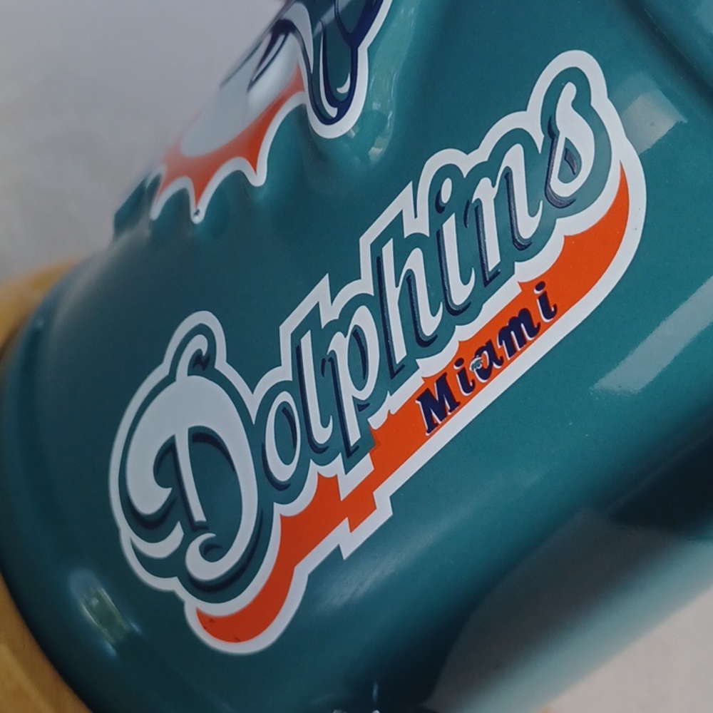 NFL Miami Dolphins Vintage 3D Sculpted Ultima 16 Oz Coffee Mug - Picture 9 of 13
